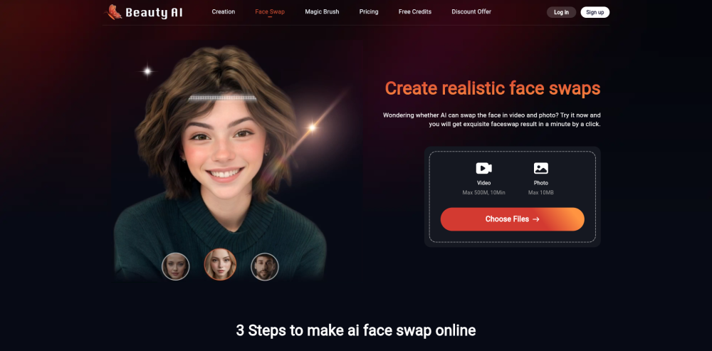 Face Swap AI: High-Quality Faceswap & Deepfake Web Service