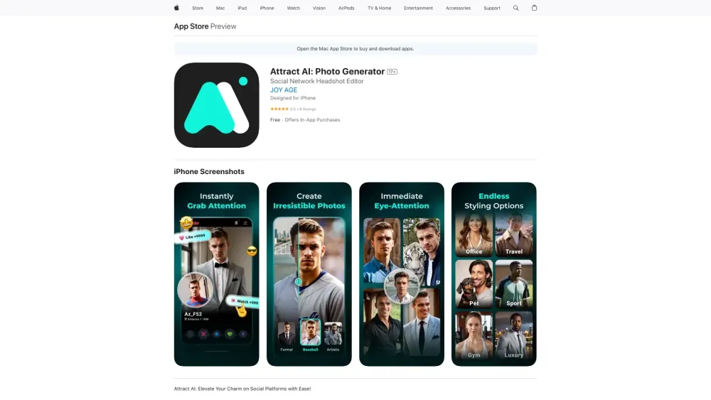 Attract AI: Instant AI Photo Generator, Enhance Charm on Social Media