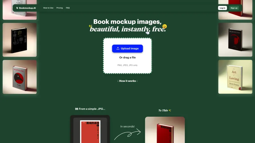 Bookmockup AI: Free DALL-E Book Cover Mockup Generator Tool