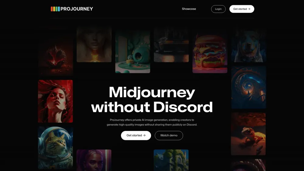 ProJourney AI: Generative Tool for Designers & Private Image Creation