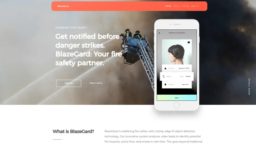 BlazeGard: AI Fire Hazard & Initial Detection System