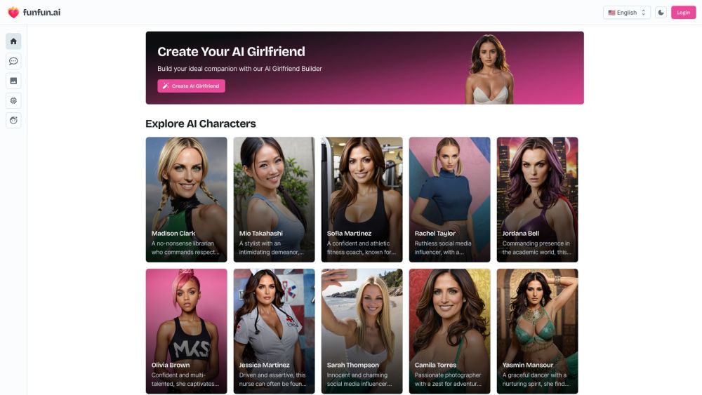 Funfun.ai: AI Girlfriend Builder - Chat, Create, Enjoy Images : Key Features