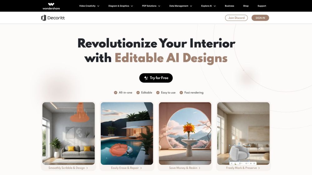 Decoritt : AI-Powered All-In-One Online Interior Design Solutions