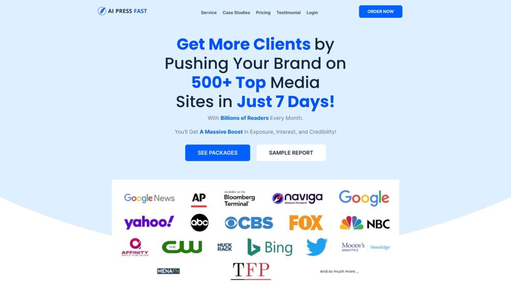 AI Press Fast: Boost Brand on 500+ Media Sites in Just 7 Days