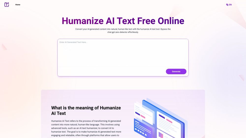 Humanize AI Text: Converts AI Content to Natural, Engaging, Human-like Text