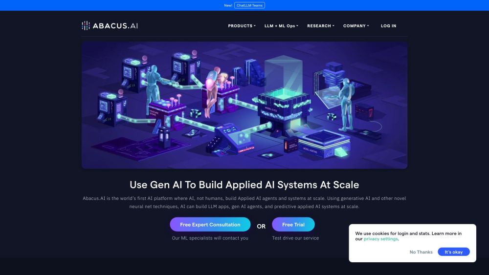 Abacus.AI: Generative AI for Scalable Applied AI Systems & Agents