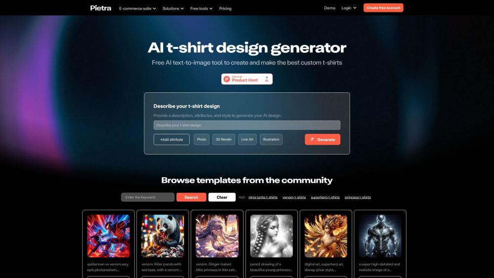 AI T-Shirt Design Generator: Create & Customize Free Templates