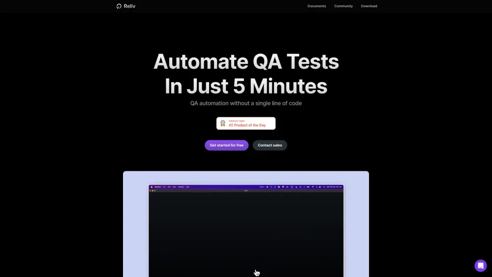 Reliv: QA Automation for Startup Efficiency | Fastest Automation