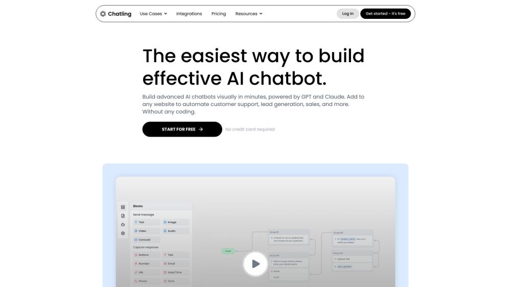 Chatling: No-Code AI Chatbot for Your Website Solution