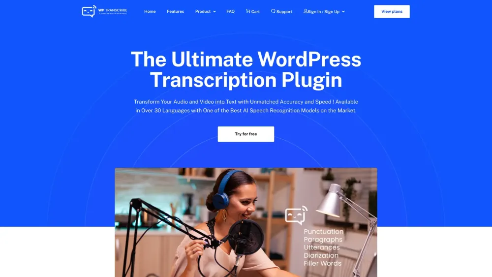 WordPress Transcribe AI: Boost SEO & Engagement with Audio Transcription