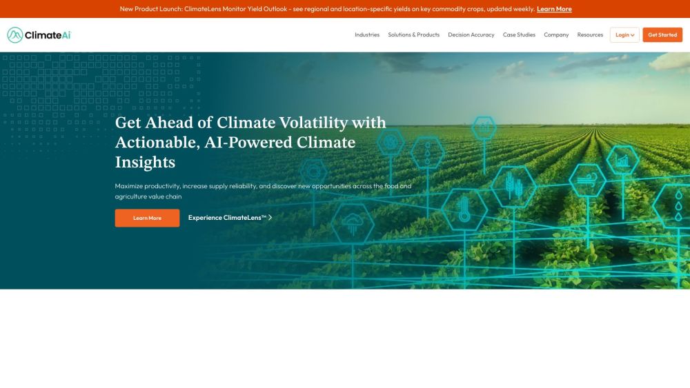 ClimateAi: AI Insights for Climate Resilience in Food & Agri Industry