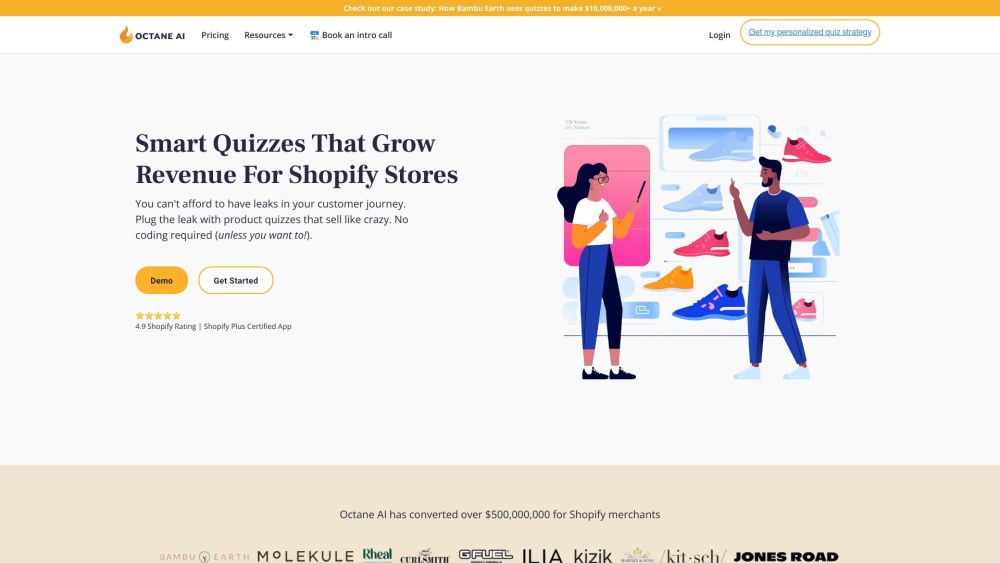 Octane AI : Boost Revenue with Smart Quizzes for Shopify Stores