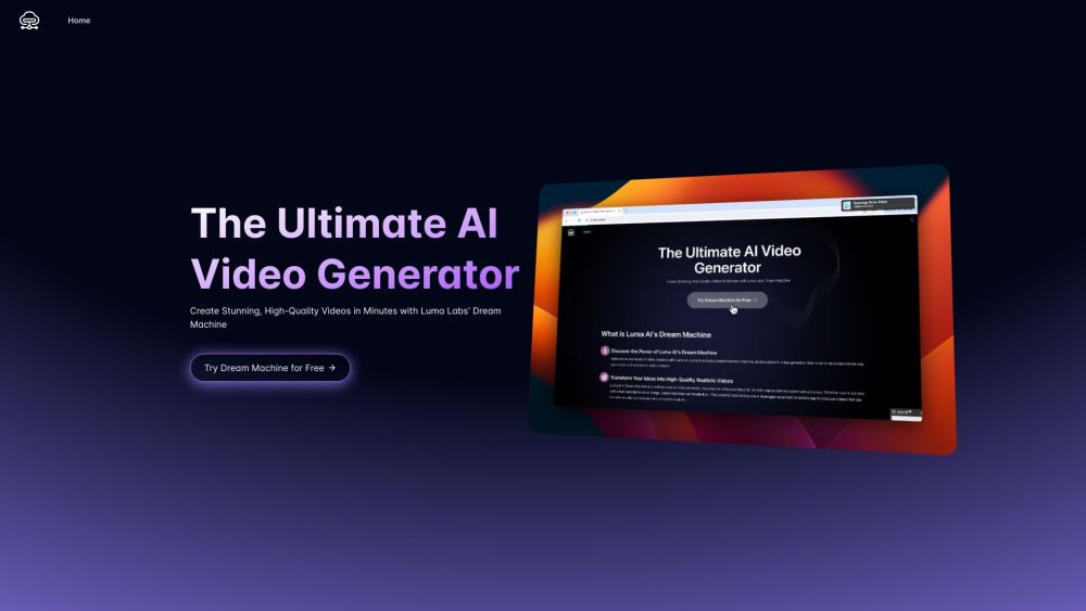 Luma AI Video Generator: High-Quality, Realistic, Efficient Videos