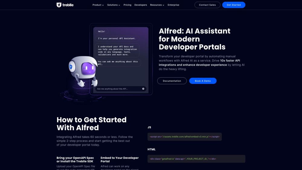 Alfred AI: API Integration, Workflow Automation, Enhanced Developer Experience