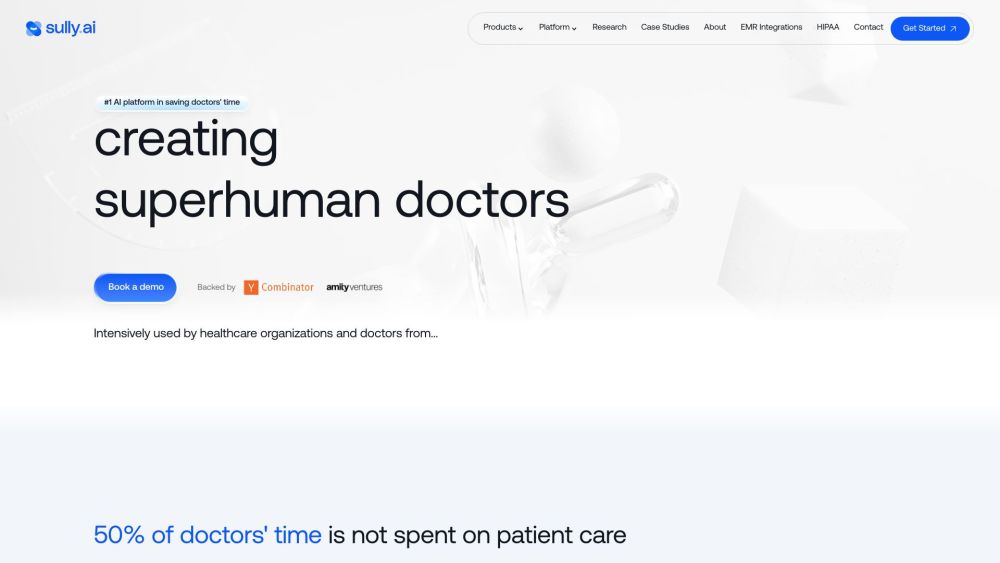 Sully.ai: AI Assistant for Medical Tasks, EMR Integration, HIPAA Compliant