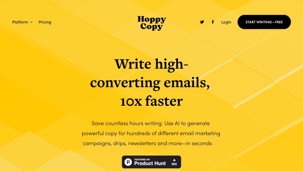 Hoppy Copy: AI-Driven Email Marketing & Content Tool