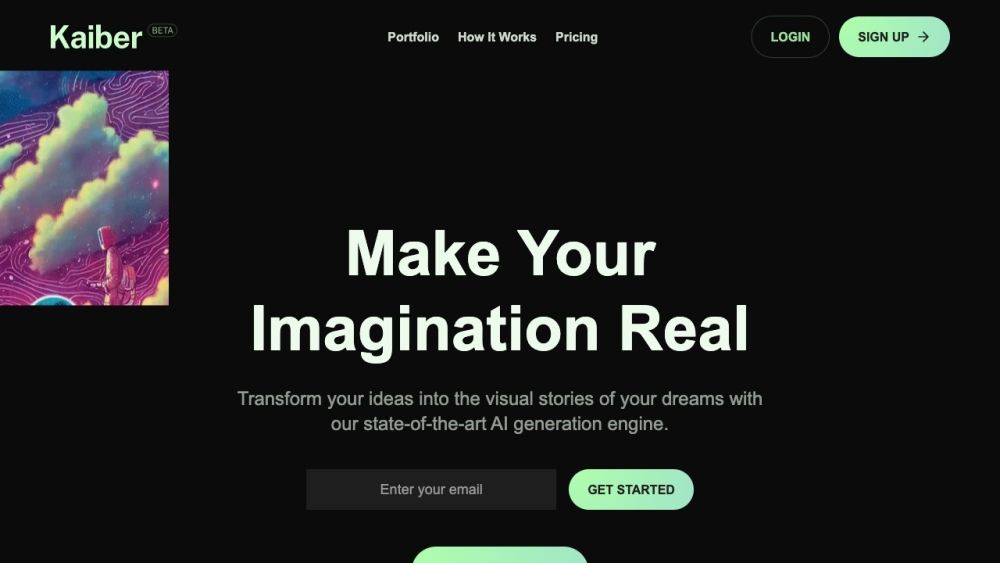 Kaiber: AI-Powered Video Generation for Innovative Websites