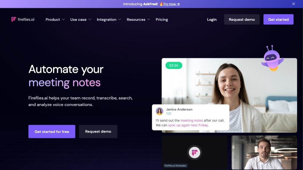 Fireflies.ai: AI Notetaking, Transcription, Analysis for Meetings