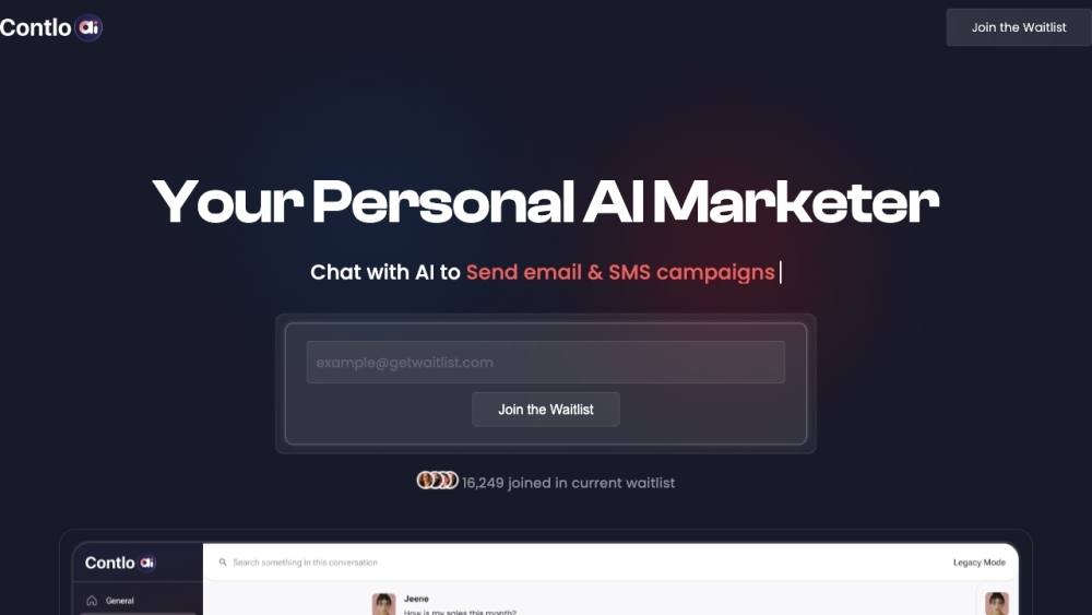 Contlo: AI Marketing Assistant for Fast Modern Business Growth