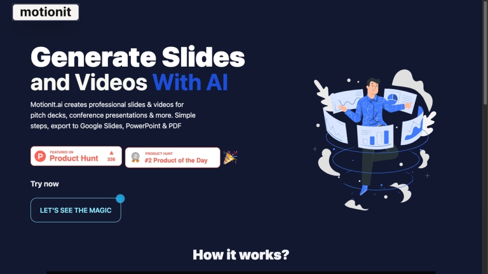 MotionIt.ai: AI-Powered Slide & Video Generator for Professional Presentations