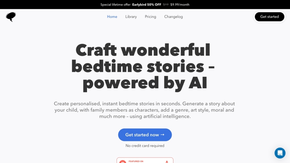 Bedtimestory.ai: AI Personalised Children's Stories, Custom Characters