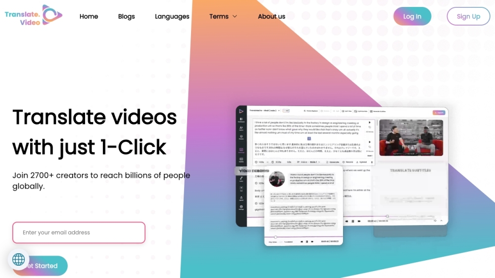 Translate.Video: Easy Video Translations in 75+ Languages