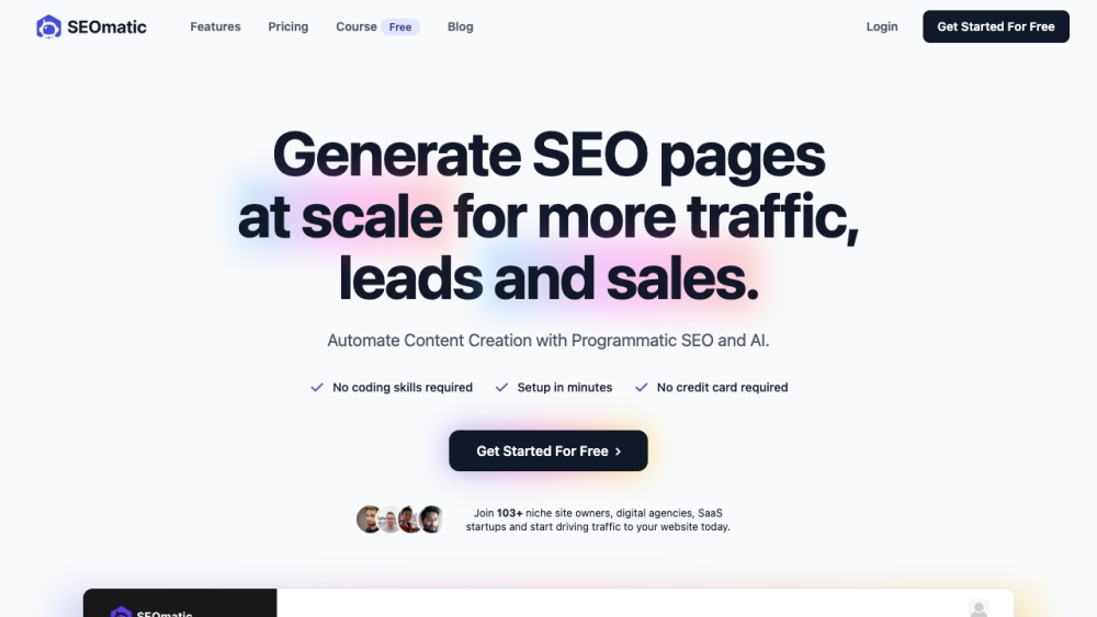 SEOmatic: No-Code SEO & AI Tool for Fast Content Marketing Automation