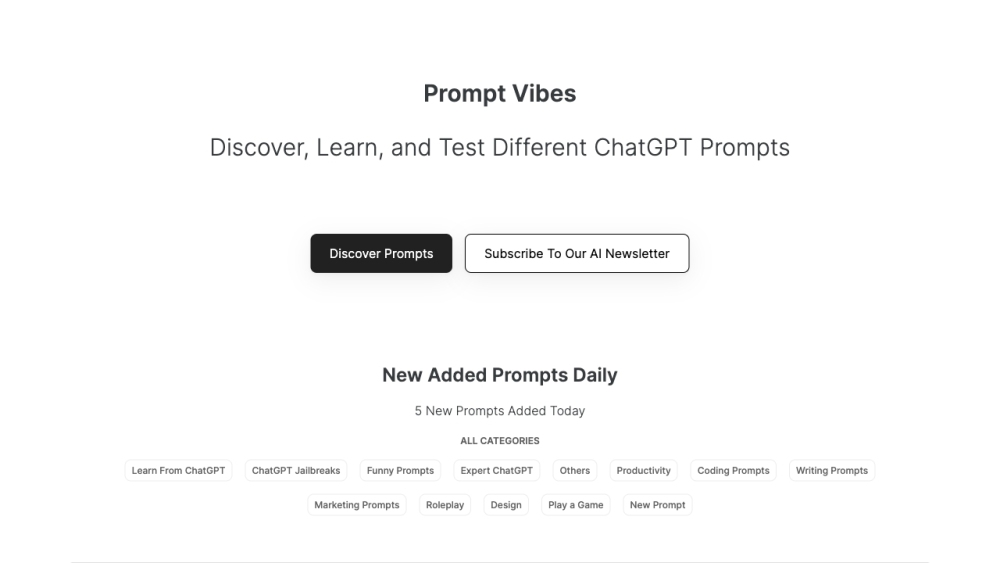 Prompt Vibes: Massive ChatGPT Prompt Collection for Expert Users