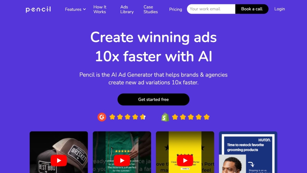 Pencil: AI Ad Generator for Ecommerce and Social Media Ads