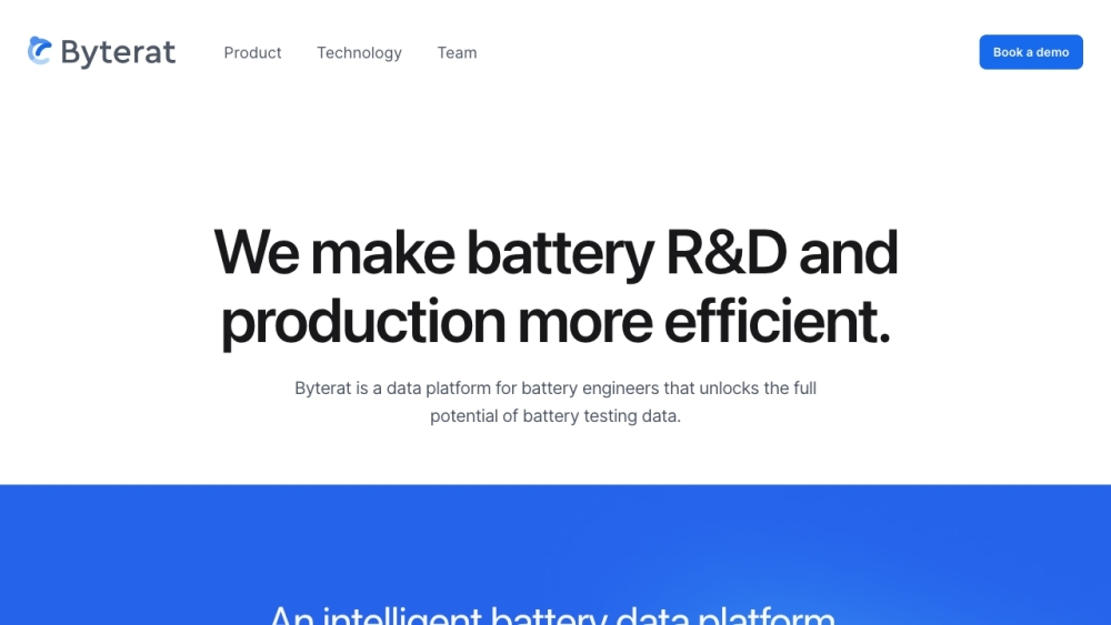 Byterat: Cloud Platform for Battery Research & ML Performance Forecasting