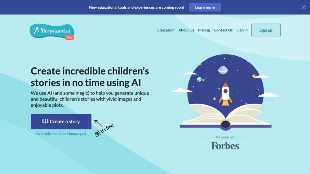 Storywizard.ai: AI-Powered, Personalized Educational Stories for Children