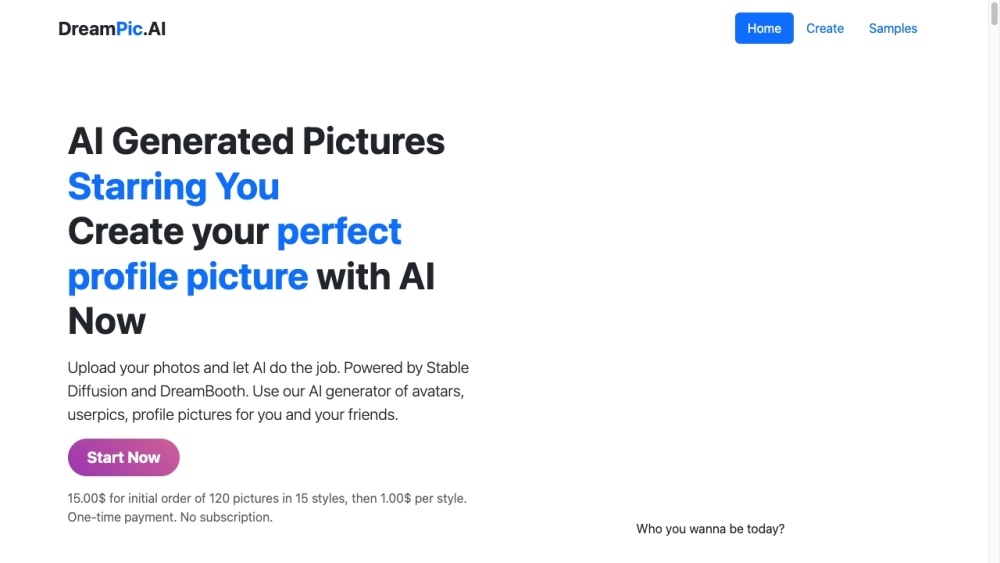 DreamPic.AI: AI-Powered Personalized Avatar & Image Generation Platform