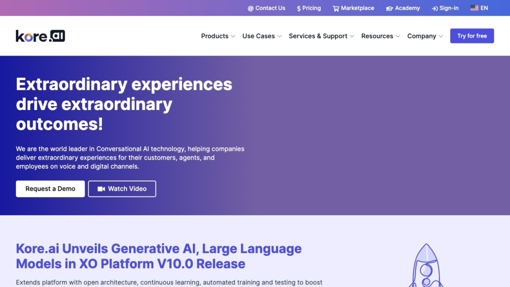 Kore.ai: Conversational AI for Enhanced Customer & Employee Experiences