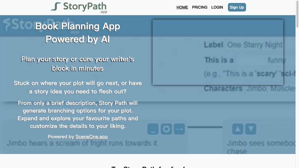 Story Path: AI Book Planner - Cure Writer's Block, Inspire Plot Ideas