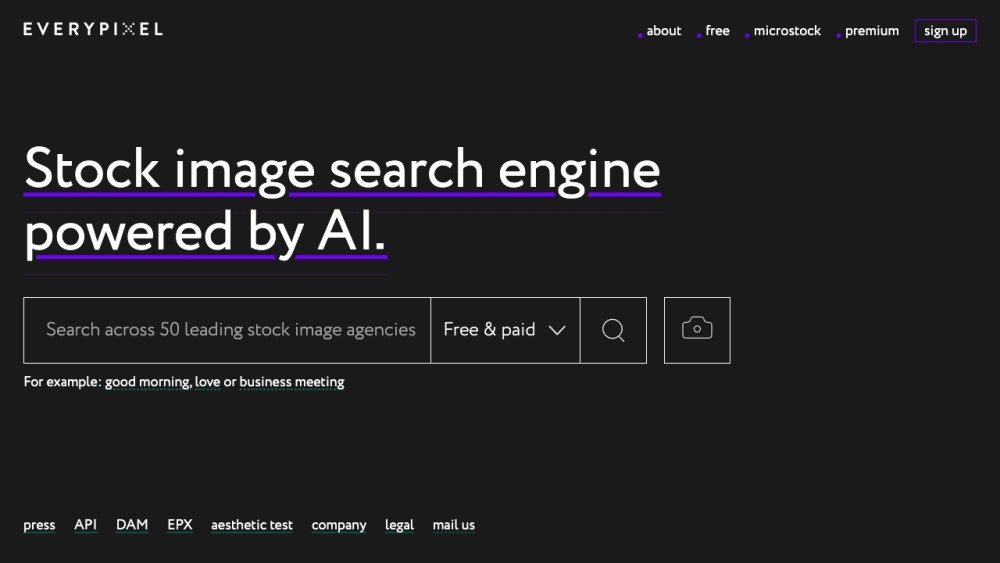 Everypixel: AI Stock Image Search Engine for Best Prices & 50+ Sources