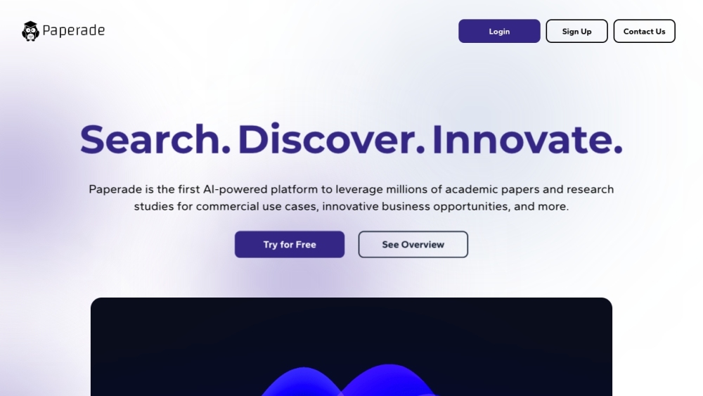 Paperade: AI-Driven Ideas from 100M+ Academic Studies