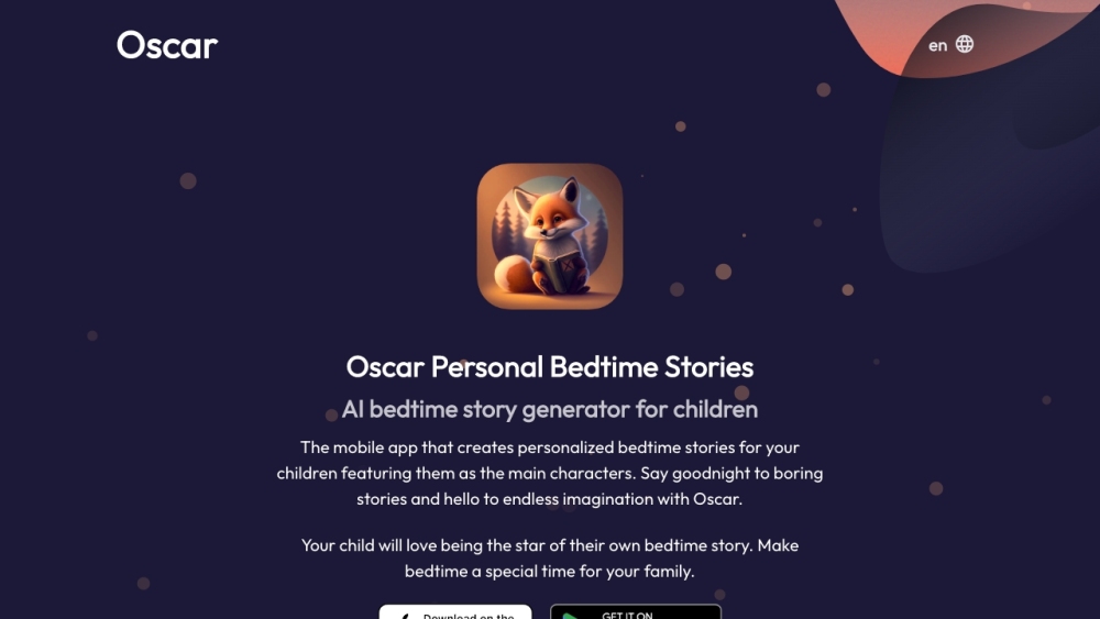 Oscar Stories: Personalized AI Bedtime Tales for Kids - Unique, Imaginative