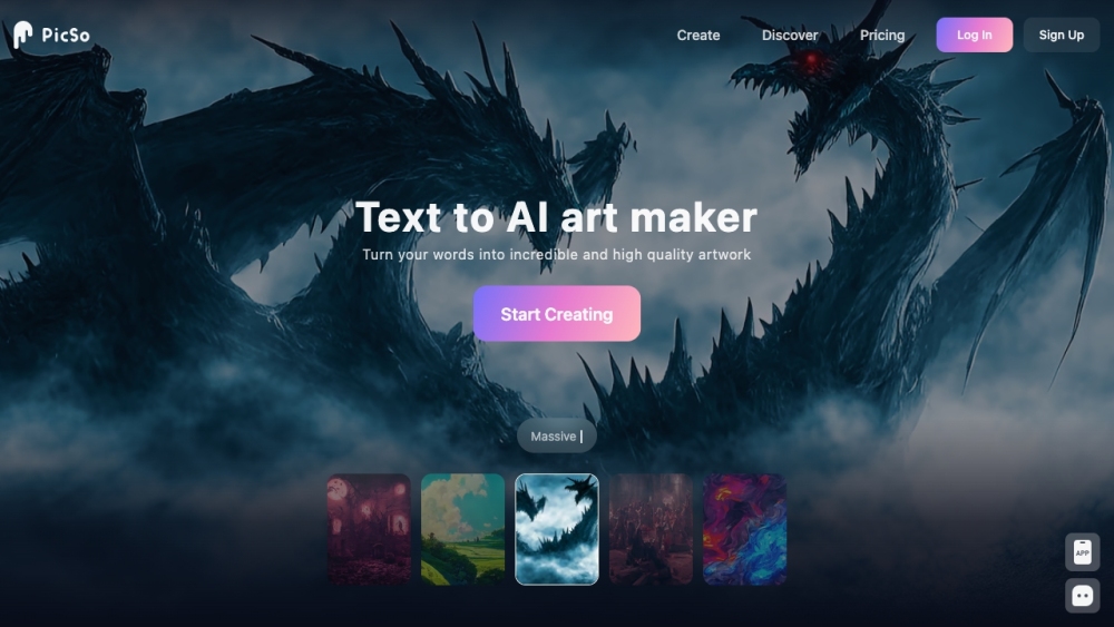 PicSo: AI Art Generator for Creative Digital Art Creation