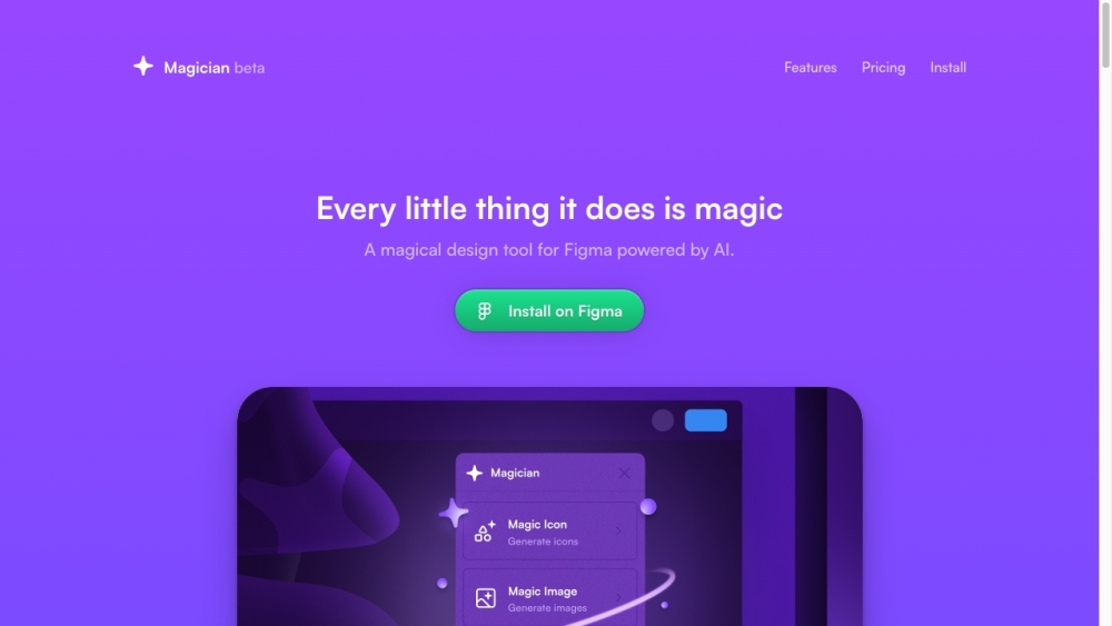 Magician for Figma: AI-Powered, Magical Design Enhancement Tool