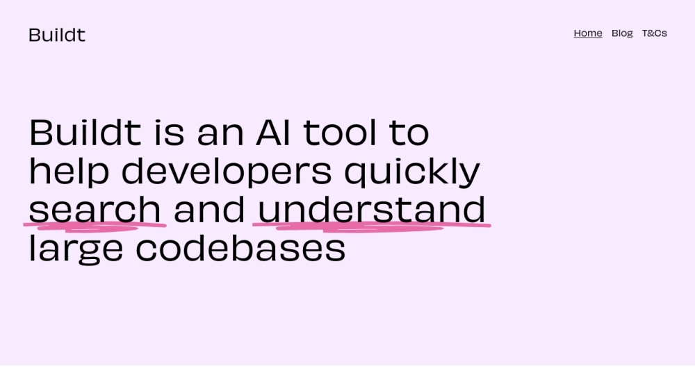 Buildt: AI-Powered Codebase Search & Comprehension for Developers