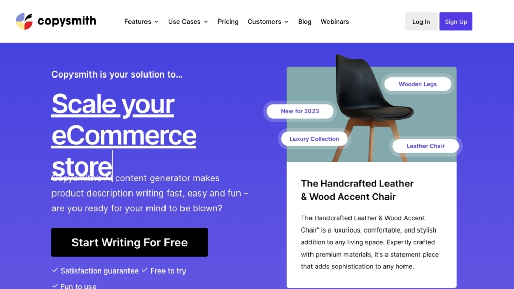 Copysmith: AI Tools for eCommerce, Agencies, Freelancers