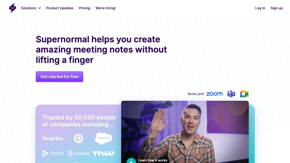 Supernormal: AI Tool for Auto Transcribing & Writing Google Meet Notes