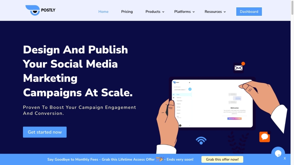 Postly: AI Scheduler for Easy Social Media Campaign Management