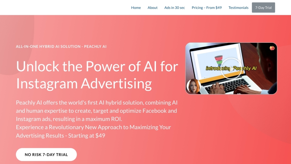 Peachly AI: Optimize Ads, Target Audience, Boost ROI, Enhance Ad Performance