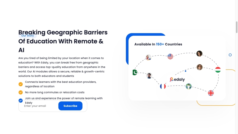 Edaly: AI-Powered Platform for Quality, Global Remote Education