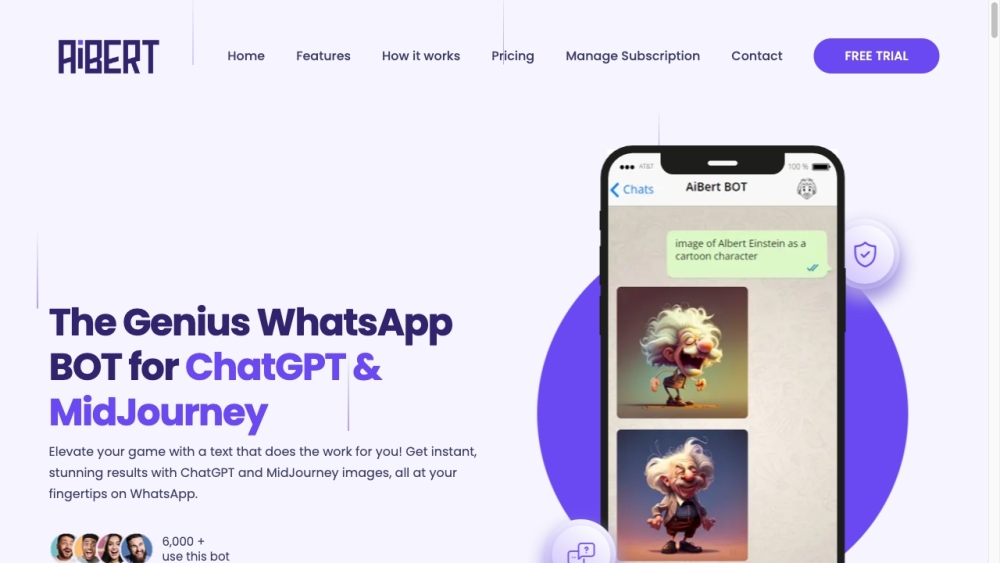 AiBERT: Elevate WhatsApp Chats with ChatGPT & Midjourney