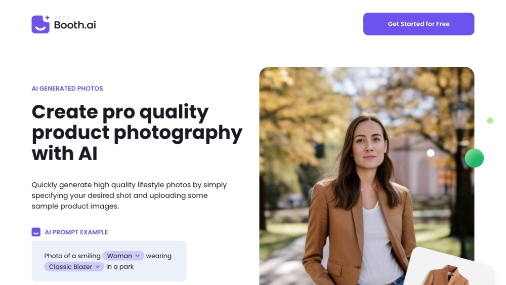 Booth.AI : AI-Driven, Cost-Effective, Rapid Product Photography