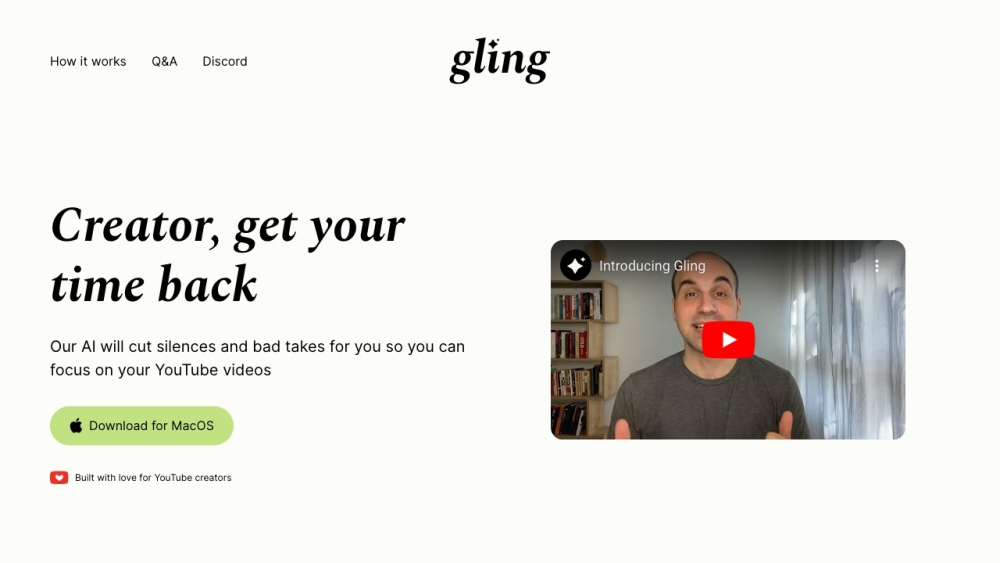 Gling AI: AI Video Editor - Cut Silences & Bad Takes Automatically