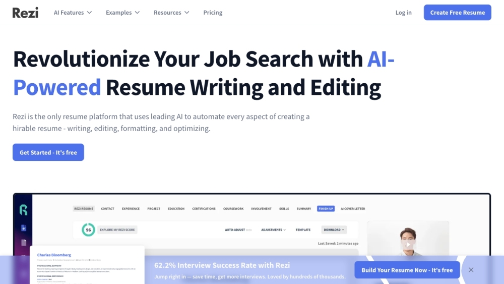 Rezi: AI-Powered Resume Builder Trusted by 1M+ Users