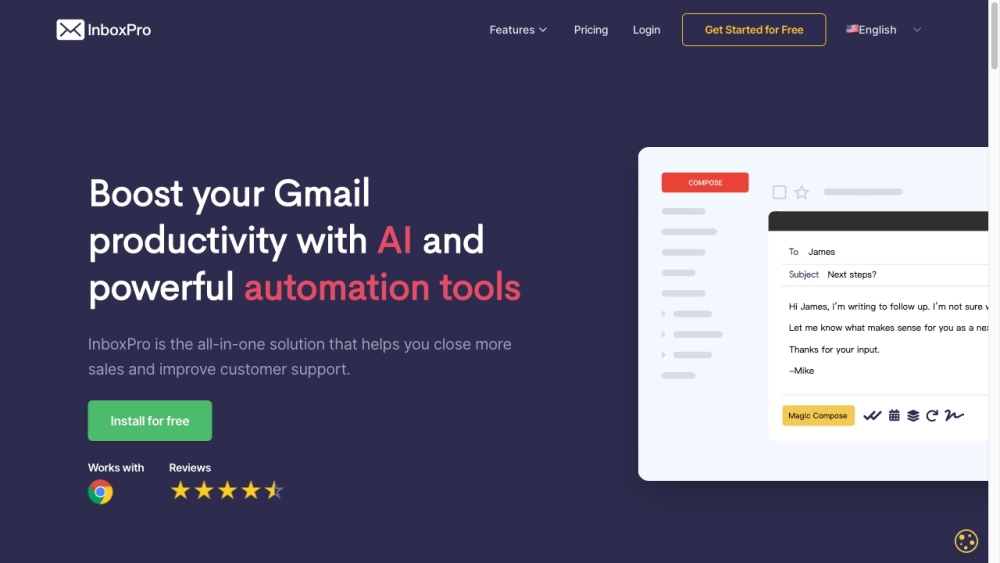 InboxPro: AI Email Assistant, Scheduling, Tracking, Templates, Analytics